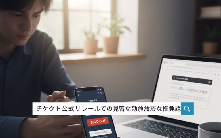 チケット公式リセールで売れない！その理由と効果的な対処法を徹底解説